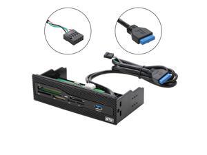 5.25" USB 3.0 Internal Card Reader Media Dashboard PC Front Panel All In 1 Card Readers Support CF XD MS M2 TF SD 5.25" USB 3.0 Internal Card Reader Media Dashboard PC Front Panel All In 1 Card Readers Support CF XD MS M2 TF SD