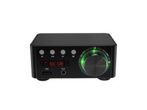 50W x 2 Mini Class D Stereo Bluetooth 5.0 Amplifier TPA3116 TF 3.5mm USB Input Hifi Audio Home AMP for Mobile/Computer/Lapto 50W x 2 Mini Class D Stereo Bluetooth 5.0 Amplifier TPA3116 TF 3.5mm USB Input Hifi Audio Home AMP for Mobile/Computer/Lapto