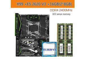 HUANANZHI X99 F8 X99 Motherboard with Intel XEON E5 2620 v3 with 2*8G DDR4 ECC memory combo kit set NVME SATA USB 3.0 HUANANZHI X99 F8 X99 Motherboard with Intel XEON E5 2620 v3 with 2*8G DDR4 ECC memory combo kit set NVME SATA USB 3.0