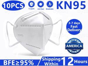 Byson KN95 Mask, Non-Disposable Protective Mask Anti Covid-19 Virus Mask Surgical Face Mask Anti Flu Mask, Breathable, Dustproof, Nonwoven Fabrics, 5 Layers Protective Mask - 10 Pcs Byson KN95 Mask, Non-Disposable Protective Mask Anti Covid-19 Virus Mask Surgical Face Mask Anti Flu Mask, Breathable, Dustproof, Nonwoven Fabrics, 5 Layers Protective Mask - 10 Pcs