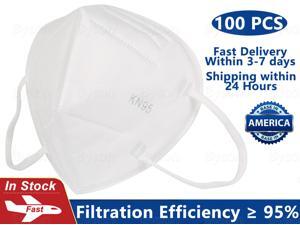 100 Pcs N95 KN95 Mask with Built-in Nose Bridge, Anti Covid-19 Virus FFP2 Virus Mask PM2.5 Dust Face Masks-Air Filter Dust Proof Healthy Protective Respirator for Adult 100 Pcs N95 KN95 Mask with Built-in Nose Bridge, Anti Covid-19 Virus FFP2 Virus Mask PM2.5 Dust Face Masks-Air Filter Dust Proof Healthy Protective Respirator for Adult