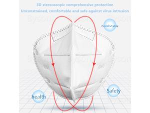 Face Mask with Built-in Nose Bridge, FFP2 Anti-Dust Face Mask PM2.5 Dust Face Mask Air Filter Dust Proof Healthy Protective Respirator for Adult & Kids - 100 PCS Face Mask with Built-in Nose Bridge, FFP2 Anti-Dust Face Mask PM2.5 Dust Face Mask Air Filter Dust Proof Healthy Protective Respirator for Adult & Kids - 100 PCS