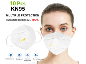 KN95 Mask with Self-priming Filter - N95 Anti-Fog FFP2 Dust Mask PM2.5 Face Masks - Air Filter Dust Proof Healthy Protective Respirator (10 PCS) KN95 Mask with Self-priming Filter - N95 Anti-Fog FFP2 Dust Mask PM2.5 Face Masks - Air Filter Dust Proof Healthy Protective Respirator (10 PCS)