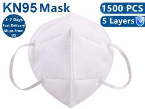 1500PCS KN95 Mask, 5 layer Anti Pollution Earloop Face Mask for Personal Protective Respirator Reusable, Non-Disposable Face Mask Work Mask for Personal 1500PCS KN95 Mask, 5 layer Anti Pollution Earloop Face Mask for Personal Protective Respirator Reusable, Non-Disposable Face Mask Work Mask for Personal
