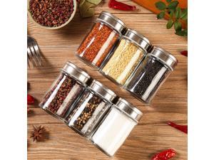 Byson Salt Shaker Pepper Shakers Salt and Pepper Container Shakers Stainless Steel & Glass Seasoning Shaker for Salt Sugar Spice Pepper Kitchen Moisture Proof Byson Salt Shaker Pepper Shakers Salt and Pepper Container Shakers Stainless Steel & Glass Seasoning Shaker for Salt Sugar Spice Pepper Kitchen Moisture Proof