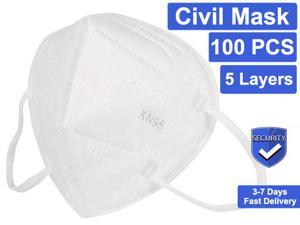 100 Pcs KN95 Mask Non-Disposable Face Mask Anti Covid-19 Virus Mask Non-Medical KN95 Mask Anti-Dust Mask, Breathable, Dustproof, Nonwoven Fabrics, 5 Layers Protective KN95 Mask 100 Pcs KN95 Mask Non-Disposable Face Mask Anti Covid-19 Virus Mask Non-Medical KN95 Mask Anti-Dust Mask, Breathable, Dustproof, Nonwoven Fabrics, 5 Layers Protective KN95 Mask