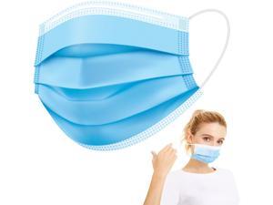 Disposable Face Mask, 3-Ply Anti Dust Earloop Face Mask for Personal Protective Respirator, Disposable Civil Face Mask Work Mask for Adult & Kids - 100Pcs Disposable Face Mask, 3-Ply Anti Dust Earloop Face Mask for Personal Protective Respirator, Disposable Civil Face Mask Work Mask for Adult & Kids - 100Pcs