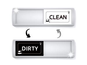 Dishwasher Magnet Clean Dirty Sign, Byson Clean Dirty Magnet for Dishwasher Non-Scratch Easy to Read, Dishwasher Magnet Slider with Strong Damping Not Easy to Loosen for Dishwasher or Washing Machine