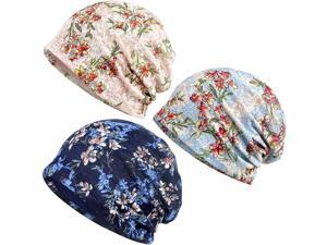 Kayier 3 Pack Baggy Slouchy Beanie Chemo Cap for Cancer Patients Kayier 3 Pack Baggy Slouchy Beanie Chemo Cap for Cancer Patients