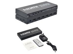 4x2 HDMI Matrix Switcher HDMI 1.4b 4K@30Hz, Support 3D ARC Coaxial Stereo Headphone Audio Output For PS4, PC, DVD, TV BOX 4x2 HDMI Matrix Switcher HDMI 1.4b 4K@30Hz, Support 3D ARC Coaxial Stereo Headphone Audio Output For PS4, PC, DVD, TV BOX