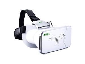 Virtual Reality Headset, RIEM3 3D Visual Reality Video Glasses Adjust Cardboard VR-BOX for iPhone7/iPhone 6S/6 Plus/6, Samsung Galaxy S5/S6 Edge All 4.0"-6.0" Cellphones