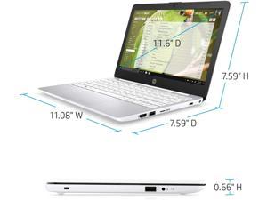 2020 Newest HP Stream 11.6 inch HD Laptop, Intel Celeron N4000, 4 GB RAM, 64 GB eMMC, Webcam, HDMI, Windows 10- 11-ak0012dx