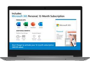 Lenovo - IdeaPad 1 14" HD Laptop - AMD A6-Series - 4GB Memory - AMD A6-9220e - 64GB eMMC Flash Memory Built-in media reader - Platinum Gray with 1YEAR Personal Office Lenovo - IdeaPad 1 14" HD Laptop - AMD A6-Series - 4GB Memory - AMD A6-9220e - 64GB eMMC Flash Memory Built-in media reader - Platinum Gray with 1YEAR Personal Office