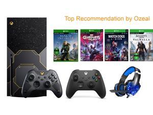 Xbox bundle: Microsoft Xbox Series X Halo Infinite and Wireless Controller + Watch Dogs: Legion + Assassin's Creed Valhalla + Halo Infinity+ Marvel's Guardians of the Galaxy + Ozeal Headset