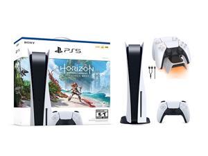 PlayStation 5 Disc Edition Horizon Forbidden West Bundle with Ozeal charging station