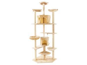 80" Cat Tree Condo Furniture Scratching Post Pet Cat Kitten House Cat Tower 80" Cat Tree Condo Furniture Scratching Post Pet Cat Kitten House Cat Tower