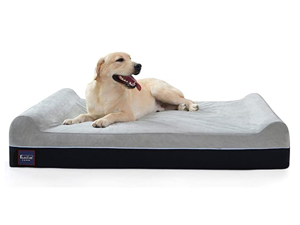 Laifug Orthopedic Memory Foam Extra Large Dog Bed with Pillow and Durable Water Proof Liner & Removable Washable Cover & Smart Design Laifug Orthopedic Memory Foam Extra Large Dog Bed with Pillow and Durable Water Proof Liner & Removable Washable Cover & Smart Design