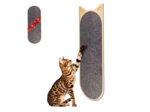 Laifug Cat Scratching Post for Indoor Cats,Floor or Wall Mounted Use Space-Saving.Durable Felt Board Scratcher for Kitty’s Health and Good Behavior with Free Replacement Mat Laifug Cat Scratching Post for Indoor Cats,Floor or Wall Mounted Use Space-Saving.Durable Felt Board Scratcher for Kitty’s Health and Good Behavior with Free Replacement Mat