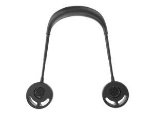 Portable USB Rechargeable Lazy Fan Hanging Neck Mini Cooling Sports Rest Fan(Black) Portable USB Rechargeable Lazy Fan Hanging Neck Mini Cooling Sports Rest Fan(Black)