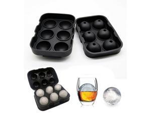 Cream Whisky Ice Hockey Mold Ice Ball Cube Tray Bar Accessories Silicone Mould(Blue/6 Large Shpere Models) Cream Whisky Ice Hockey Mold Ice Ball Cube Tray Bar Accessories Silicone Mould(Blue/6 Large Shpere Models)