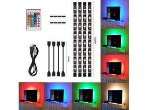 USB Powered LED TV Light Strip 5V RGB LED Mood Background Lighting, TV Backlight 16 Colors LED Strip Lights (Remote Control) USB Powered LED TV Light Strip 5V RGB LED Mood Background Lighting, TV Backlight 16 Colors LED Strip Lights (Remote Control)