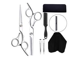 Household professional hairdressing scissors haircut hairdressing scissors tooth shear flat shear set Household professional hairdressing scissors haircut hairdressing scissors tooth shear flat shear set