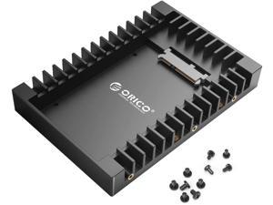 ORICO 2.5 SSD SATA to 3.5 Hard Drive Adapter Internal Drive Bay Converter Mounting Bracket Caddy Tray for 7 / 9.5 / 12.5mm 2.5 inch HDD / SSD with SATA III Interface