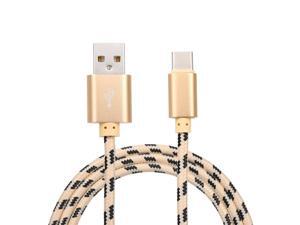 USB Type C Charger Cable Charging Data Cable Type-C Phone Cable Data Sync Nylon Braided for Samsung Huawei Xiaomi Golden USB Type C Charger Cable Charging Data Cable Type-C Phone Cable Data Sync Nylon Braided for Samsung Huawei Xiaomi Golden