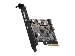 Type USB C PCI-Express to USB 3.2 20Gbps PCI-E Express Expansion Card Adapter with ASM3242 Chipset for Windows 8/10/Linux
