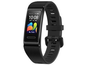 HUAWEI Band 4 Pro - Smart Band Fitness Tracker with 0.95 Inch AMOLED Touchscreen, 24/7 Heart Rate Monitor, Blood Oxygen Saturation Monitor, Built-in GPS, 5ATM Waterproof - Graphite Black HUAWEI Band 4 Pro - Smart Band Fitness Tracker with 0.95 Inch AMOLED Touchscreen, 24/7 Heart Rate Monitor, Blood Oxygen Saturation Monitor, Built-in GPS, 5ATM Waterproof - Graphite Black