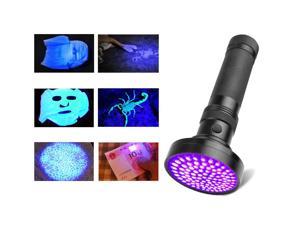 100 LED UV Blacklight Flashlight Super Bright 10 W 395 nm Violet Ultra Hand Lamp UV Torch Light For Money ,Bed Bugs ,Scorpions