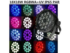 18X18W RGBWA+UV waterproof led Par Light, IP65 LED PAR DMX LED wash light professional stage DJ equipment disco light