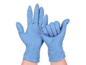 ASOG 100PCS Multi-purpose Disposable Nitrile Medical Exam Gloves Powder Free Kitchen Food Safety Cleaning Bule(50 Pairs)