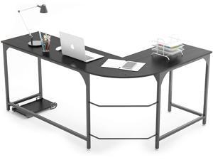 INMISS Reversible L Shaped Desk Corner Gaming Computer Desks for Home Office PC Workstation Table,Black INMISS Reversible L Shaped Desk Corner Gaming Computer Desks for Home Office PC Workstation Table,Black