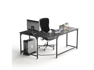 INMISS Reversible L Shaped Desk Corner Gaming Computer Desks for Home Office PC Workstation Table,Black INMISS Reversible L Shaped Desk Corner Gaming Computer Desks for Home Office PC Workstation Table,Black