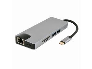 INMISS Docking Station can Support HDMI / VGA / USB Hub and Charging Port at the Same Time. It is Suitable for MacBook, Chromebook, Xps13 and other Notebooks with Type-C or Thunderbolt 3 Interfac