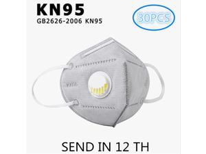 30PCS 6-Layer N95 KN95 Face Mask Prevent the Spread of Saliva in th Air Anti-Dust / Anti-Fog Mouth Respirator Windproof PM 2.5 30PCS 6-Layer N95 KN95 Face Mask Prevent the Spread of Saliva in th Air Anti-Dust / Anti-Fog Mouth Respirator Windproof PM 2.5