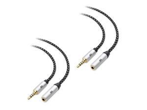 Cable Matters 2-Pack Headphone Extension Cable (3.5mm Extension Cable) with Mic Support in Black – 3 Feet / 0.9 Meters Cable Matters 2-Pack Headphone Extension Cable (3.5mm Extension Cable) with Mic Support in Black – 3 Feet / 0.9 Meters