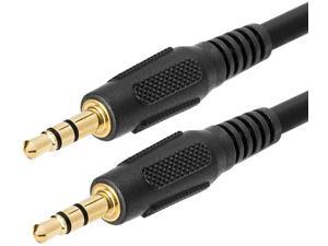 Cmple - 3.5mm Aux Male to Male Stereo Audio Cable Auxiliary Headphones Cord MP3 PC - 3 Feet