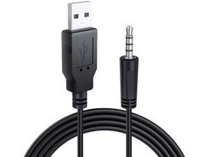Ancable 3-Feet 2-Pack USB 2.0 Type A to 3.5mm AUX Male Charging Cable Cord for MP3 MP4 Players, Headphones, Speakers, Watches, Boombox, Research Chips and Any Other Device with 3.5mm Port Ancable 3-Feet 2-Pack USB 2.0 Type A to 3.5mm AUX Male Charging Cable Cord for MP3 MP4 Players, Headphones, Speakers, Watches, Boombox, Research Chips and Any Other Device with 3.5mm Port