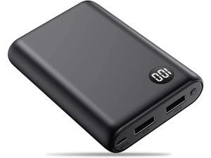 Portable Charger Power Bank 13800mAh, Ultra-Compact External Battery Pack with LCD Display, 2 Port USB, Smaller High-Speed Travel Charging, Cell Phone Backup for Samsung Galaxy/iPad/Smartphone