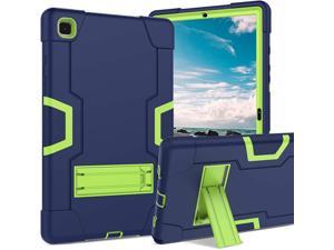 Galaxy Tab A7 10.4 Case 2020, Kickstand Shockproof 3 in 1 Heavy Duty Hybrid Hard PC Cover High Impact Full Body Protective Case for Samsung Galaxy Tab A7 10.4 inch SM-T500 T505 T507, Navy Blu