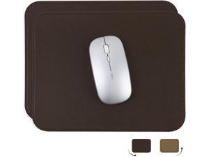Ultra Thin Waterproof PVC Leather Mouse Pad,Stitched Edges,Works for Computers YSAGI 2 Pack Mouse Pads Laptop,All Types of Mouse pad 7.87''×9.84'',2 Pack, Sky-Blue Office/Home 