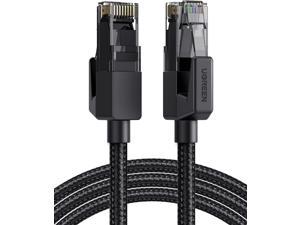 UGREEN Cat 6 Ethernet Cable Braided Cat6 Gigabit High Speed 1000Mbps Internet Cable RJ45 Shielded Network LAN Cord Compatible for PC PS5 PS4 PS3 Xbox Smart TV Router 6FT
