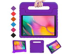 Kids Case for Samsung Galaxy Tab A 10.1 (2019) SM-T510/T515, Shockproof Light Weight Protective Handle Stand Kids Case for Galaxy Tab A 10.1 Inch 2019 Release SM-T510/T515 - Purple