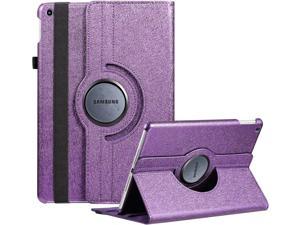 Case for Samsung Galaxy Tab A 8.0 2019 Case , 360 Degree Rotating Stand Smart Case for Samsung Tab A 8.0 Inch Tablet [SM-T290 T295 T297] 2019 Release (A8- Purple)