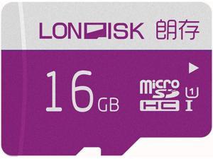 LONDISK 16GB microSD Card 2 Pack microSDHC Memory Card Class 10 U1 for Smartwatch/Camera (16GB U1 2 Pack)