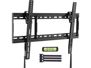 TV Wall Mount Bracket for Most 3770 Inch LED LCD OLED Plasma Flat Curved Screen TVs Fits 1624 Inch Wood Studs with Max VESA 600x400mm and Loading 132lbs Black EBLTK4