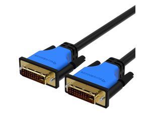 BlueRigger DVI to DVI Monitor Cable (6FT/ 1.8 M, 24+1 Dual Link, Digital Video Cable, Male to Male) - for Gaming, DVD, Laptops, HDTV and Projector