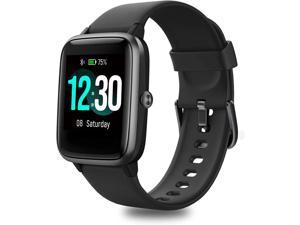 Smart Watch Fitness Tracker 1.3 inches Color Touchscreen Heart Rate Monitor IP68 Waterproof Step Sleep Trackers Calorie Burned Counter Smartwatch for Women Men Compatible with iPhone Samsung